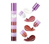 Argile Mate Pour Lèvres, 4 en 1 Brillant Longue Tenue, Rouge À Lèvres Liquide, Idéal Pour Usage Cosmétique, Les Femmes Et Les Filles, Le Voyage, Les Affaires, La Scène, Les Rendez-Vous, Les