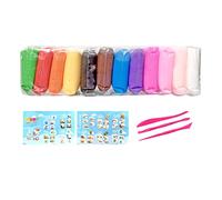 Argile Modeling Plasticine - 12 Couleurs Air Dry Clay, Argile à Modélisation Ultra Light avec 3 Outils - Creative Art Crafts pour 3-12 Tumotsit