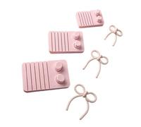 Argile polylactique avec nœud papillon et guide de mise en forme de ligne pour la fabrication de bijoux, boucles d'oreilles