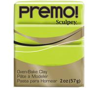 Argile polym re Sculpey Premo, cuisson au four, vert wasabi, non toxique, barre de 57 g. Id ale pour la fabrication de bijoux, les projets de bri