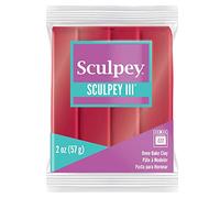Argile polymère Sculpey III 2 onces-Deep Red Pearl