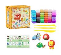 Argile sèche à l'air, 36 couleurs Argile à séchage rapide, pâte flexible auto-cicatrisante 3 à 12 ans pour travaux manuels, projets scolaires et décoration de la maison