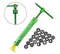 Argile Verte Extrudeuses Sculpture Pistolet Argile Pâte À Sucre Extrudeuse Fondant Gâteau Sculpture Polymère Pistolet Outil