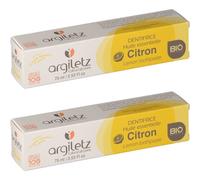 Argiletz Dentifrice citron bio Dentifrice(S) 2x75 ml