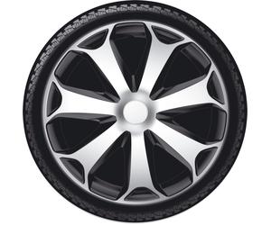 ARGO 14 MEGA SILVER BLACK Enjoliveurs