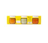 Argodey Fortaleza Mojo Rouge | Mojo Vert | Almogrote Canarien Pack (3 x 120g) | 3 Pots Individuels | Sauce Parfaite et Polyvalente pour Pain | Toasts | Arepas | Pommes de Terre