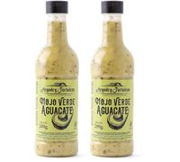 Argodey Fortaleza Mojo Vert Avocat | 200g | Sauce Canarienne Traditionnelle | Tartinade pour Pain et Toasts | Sauce pour Pommes de Terre et Légumes | Accompagnement pour Poisson et Viande (Lot de 2)