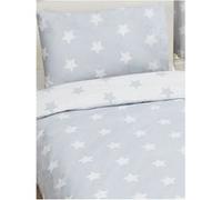 ARGOFIELD Parure de lit - étoiles - 135 cm x 200 cm Blanc G