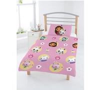 ARGOFIELD Parure de lit - Gabby Et La Maison Magique - 120 cm x 150 cm Blanc G