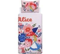ARGOFIELD Parure de lit réversible Alice au Pays des Merveilles -135 x 200 cm Multicolors