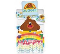 ARGOFIELD Parure de lit réversible Et Taie D'oreiller Hey Oua-Oua -Happy- - 135 cm x 200 cm Multicolors G
