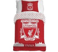 ARGOFIELD Parure de lit réversible Liverpool FC Rouge et Blanc -135 x 200 cm Rouge