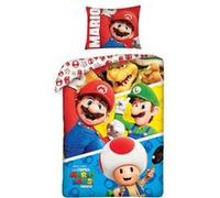 Housse de couette - NINTENDO - Super Mario Bros - 100% coton - Réversible - 140x200 cm