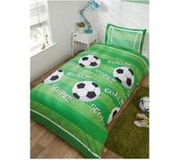 ARGOFIELD Parure de lit simple Football pour lit 135 cm x 200 cm Multicolors G