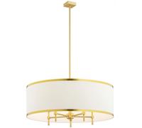 Argon Abbano plafonnier 5x7 W blanc-laiton-doré 2127