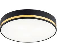 Argon Amore plafonnier 2x15 W noir-doré 7041