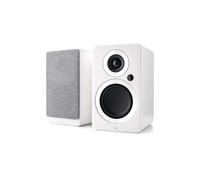 Argon Audio Forte A4 MK2 Blanc - Enceinte Bibliothèque Amplifiée (la paire)