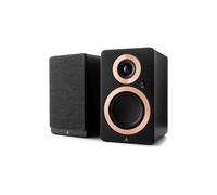 Argon Audio Forte A4 MK2 Noir - Enceinte Bibliothèque Amplifiée (la paire)