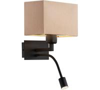 Argon Bill applique murale 2x15 W noir-beige 1043