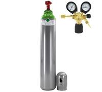 Argon Bouteille de gaz de protection Argon 8 l Mix Ar/CO2 avec réducteur de pression argon - Bouteille de gaz de protection remplie 200 bar + réducteur de pression Ar/CO2-10 BestSchweissen.de pour