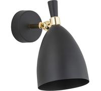 Argon Charlotte applique murale 1x15 W noir-laiton 4701