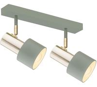 Argon Doria plafonnier 2x15 W laiton-vert 926