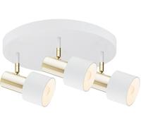 Argon Doria plafonnier 3x15 W blanc-laiton 6008