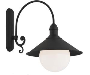 Argon Erba pplique murale extérieure 1x15 W noir 3286