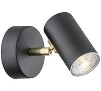 Argon Lagos applique murale 1x5 W noir-laiton 4210