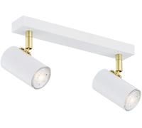 Argon Lagos plafonnier 2x5 W blanc-laiton 890