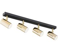 Argon Lagos plafonnier 4x5 W noir-laiton 1688