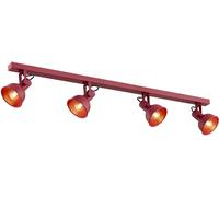 Argon Lenora plafonnier 4x7 W rouge 1818