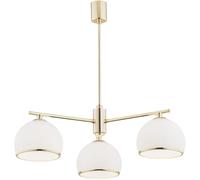 Argon Marbella plafonnier 3x15 W laiton-opale 1488