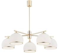 Argon Marbella plafonnier 5x15 W laiton-opale 2088