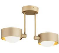 Argon Massimo Plus plafonnier 2x6 W blanc-doré 7215