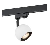 Argon Muri embout de rail collecteur 1x5 W blanc-noir 4377