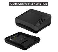 Argon ONE-Boîtier V3 pour Raspberry Pi 5,coque en aluminium,ventilateur PWM intégré,récepteur de bouton d'alimentation IR compatible HDMI complet pour RPI 5 Pi5 - Type V3 M2 NVME