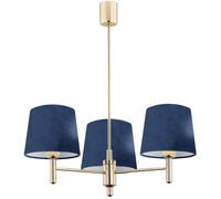 Argon Ponte plafonnier 3x15 W laiton-bleu 1485