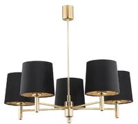 Argon Ponte Plus plafonnier 5x15 W noir-laiton 2107