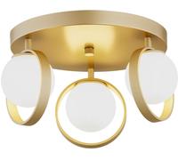 Argon Saturnia plafonnier 3x6 W doré-opale 6248