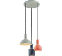 Argon Sines lampe suspendue 3x15 W noir-laiton-vert 1479