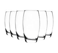 Argon Tableware 6 Verres à Highball 510ml - Gamme 'Tondo' - Grands verres à boire pour cocktails, gin, bière, jus et eau - Vaisselle en verre durable pour la maison, le bar et le restaurant