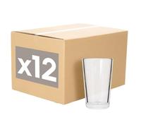 Argon Tableware 80ml Verres à Shot Grands - 12x Petit Vodka Tequila Gelée Cocktail Mini Dessert Fête Boire Verre Tasses Ensemble