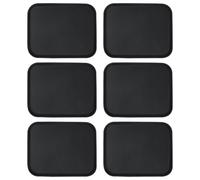 Argon Tableware Plateau de Service Antidérapant 45 x 35 cm Noir Lot de 6 | Plastique résistant, antidérapant, 45x35 cm, résistant chaleur, empilable, usage pro, lave-vaisselle, noir