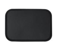 Argon Tableware Plateau de Service Antidérapant 66 x 45,5 cm Noir | Plastique résistant, antidérapant, 66x45,5 cm, résistant chaleur, empilable, usage pro, lave-vaisselle, noir