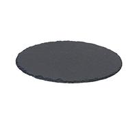 Argon Tableware Plateau de service rond - pour nourriture/boissons - ardoise naturelle