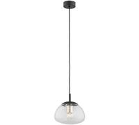 Argon Trini lampe suspendue 1x15 W noir-laiton-transparent 4331