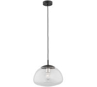 Argon Trini lampe suspendue 1x15 W noir-laiton-transparent 4332