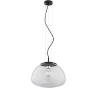 Argon Trini lampe suspendue 1x15 W noir-laiton-transparent 4351
