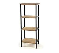 Argonauta L.EMC 766435 Étagère Noire 41 x 33 x 103 cm, comme dans la Photo, Come da foto
